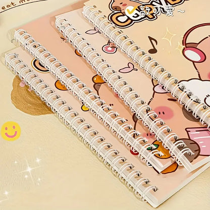 Cute Bear Spiral Notebook (Pack of 4)